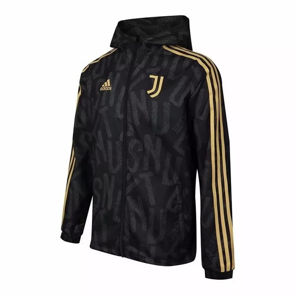 Windjacke Juventus 2021-22 Schwarz Fussballtrikots Günstig